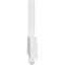 Ekena Millwork Eugene Architectural Grade PVC Gable Bracket, 72"W x 18"H x 2"D x 6"F, 6/12 Pitch GBP072X18X0206EUG00 - alternate 2